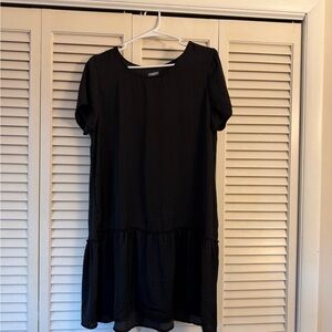 Aerie Black Mini Length Slip Dress